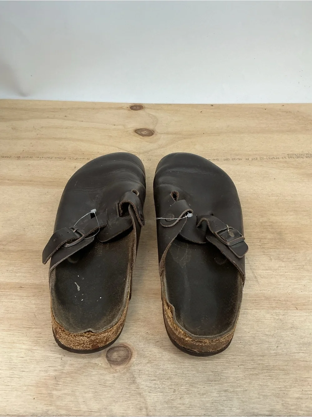 Birkenstock AS IS Men's Casual Slip-On Buckle Clog - Black Size 43